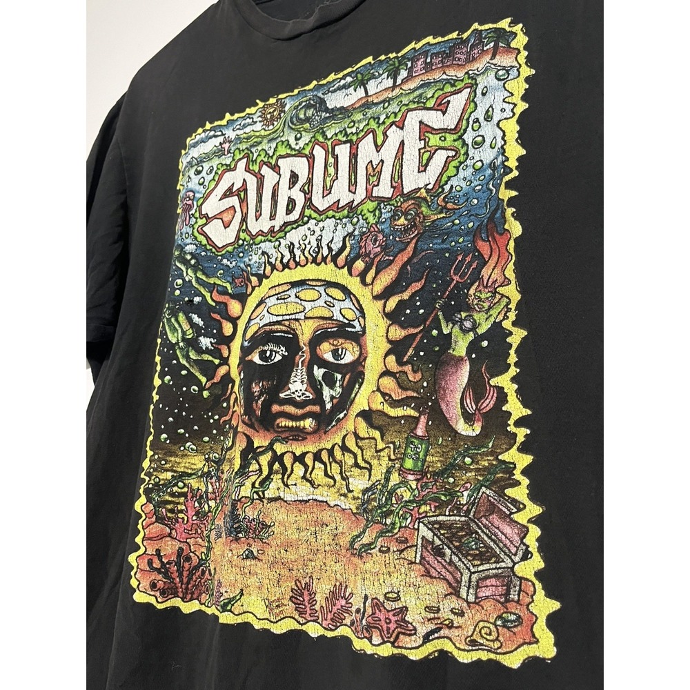 Sublime Band Shirt Mens XL 40 oz To Freedom Graphic Tee Ska Punk Rock Reggae